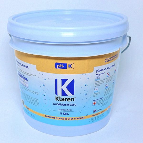Klaren pH- Químico - Alcalinidad Para Albercas 5Kg